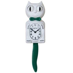 Urban Outfitters Candy Cane Green Kit-Cat Clock